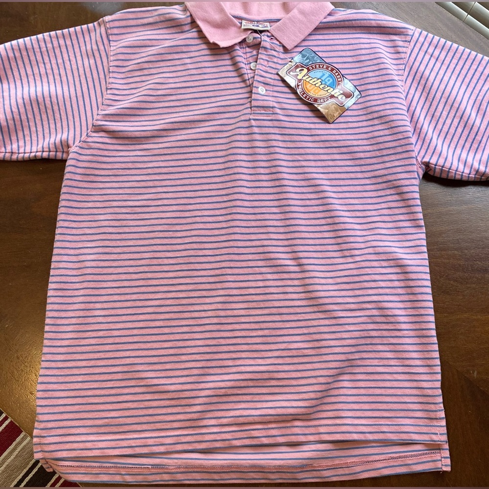 NWT Men’s XL Steve & Barry’s Polo Striped Shirt